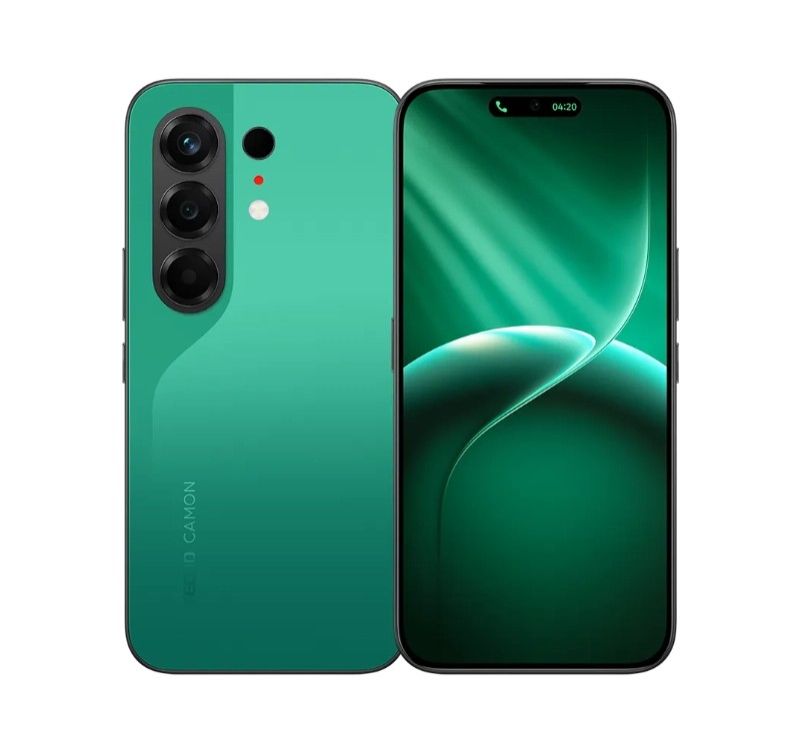 BRAND NEW TECNO CAMON 50 256GB+16(8+8)GB Dual SIM 6.78" 144Hz AMOLED (50+8)MP Camera 6150mAh Battery 45W Fast Charging Under-Display Fingerprint IP68/69K Rated Android 16 Smart AI