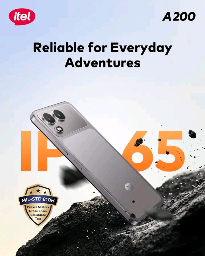 BRAND NEW ITEL A200 128GB ROM+8GB(3+5GB) EXTENDED RAM 6.75" Dual SIM 4G Network 13MP Camera+ 5MP SELFIE 15W Charging 5000mAh Battery Android 15 Fingerprint Unlock Smart Phones
