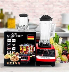 SILVER CREST Commercial Heavy Duty Blender 2 in 1 4500 watts Double Jug with Grinding Machine or Grinder