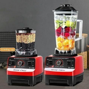 SILVER CREST Commercial Heavy Duty Blender 2 in 1 4500 watts Double Jug with Grinding Machine or Grinder