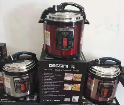 Dessini 6L Electric Pressure Cooker, Electric Cooker, and Braising Cooker All in One, With Lid Auto-Lock and Pressure Auto-Relief Function for Safety