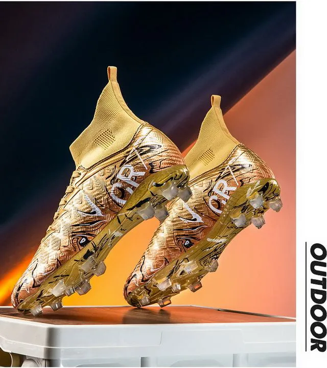 Professional FG/TF Football Boots - Anti-Slip Studs Design, Suitable for Grass & Gravel Fields, Breathable & Wear-Resistant,Men's shoes, work safety shoes, military tactical shoes, training shoes,