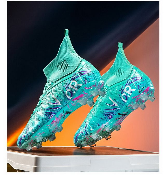 Professional FG/TF Football Boots - Anti-Slip Studs Design, Suitable for Grass & Gravel Fields, Breathable & Wear-Resistant,Men's shoes, work safety shoes, military tactical shoes, training shoes,