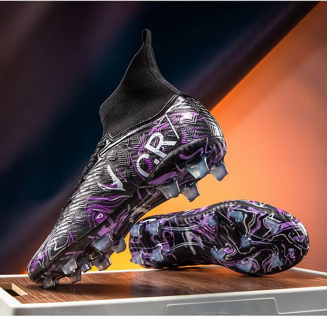 Professional FG/TF Football Boots - Anti-Slip Studs Design, Suitable for Grass & Gravel Fields, Breathable & Wear-Resistant,Men's shoes, work safety shoes, military tactical shoes, training shoes,