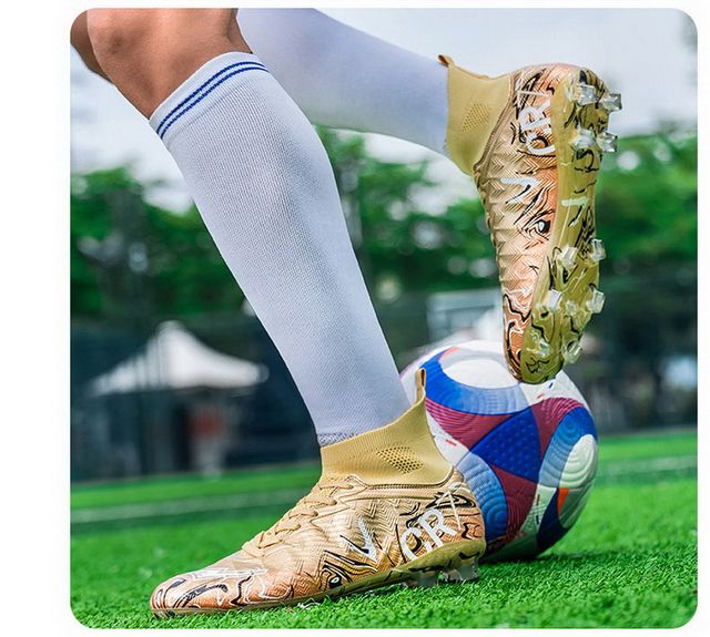 Professional FG/TF Football Boots - Anti-Slip Studs Design, Suitable for Grass & Gravel Fields, Breathable & Wear-Resistant,Men's shoes, work safety shoes, military tactical shoes, training shoes,