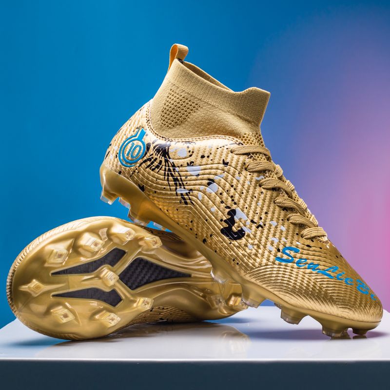 Wide footed football shoes for men, 2E shoe last, kangaroo leather material, real grass FG long nail practical boots, Men's shoes, work safety shoes, military tactical shoes, training shoes,