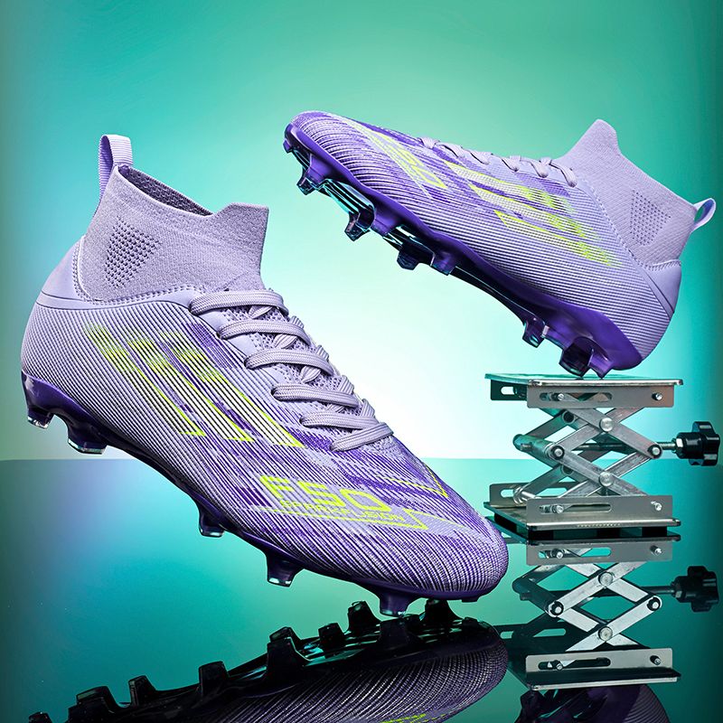 Lightweight adult football shoes AG short nails for human grass, breathable mesh men's and women's training football shoesMen's shoes, safety shoes, training shoes, rubber shoes, high-top shoes