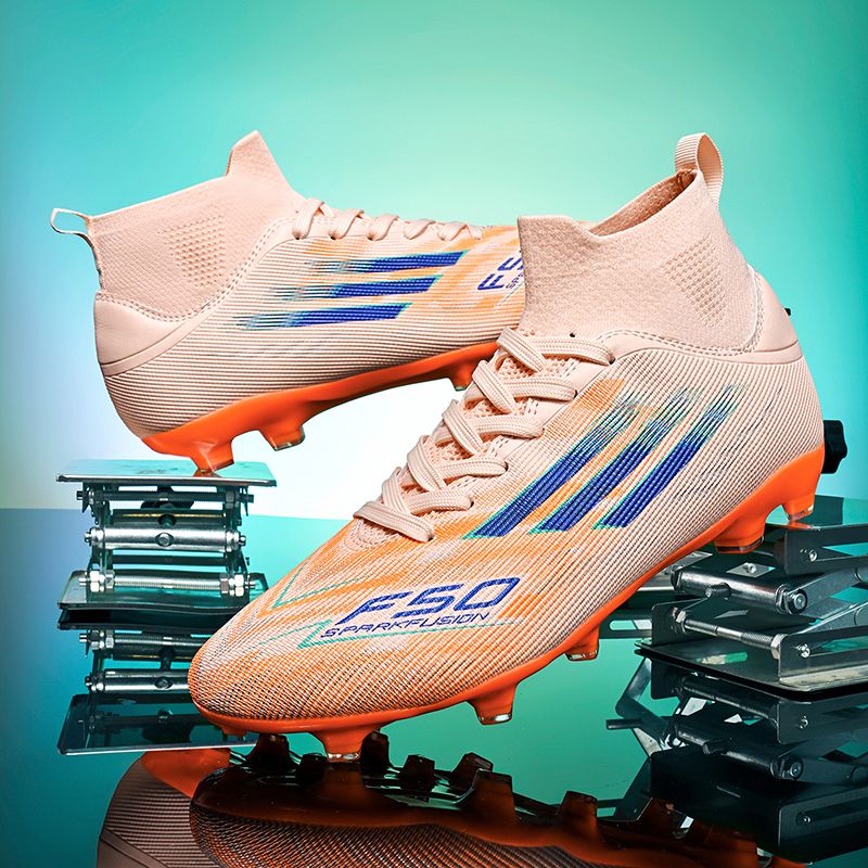 Lightweight adult football shoes AG short nails for human grass, breathable mesh men's and women's training football shoesMen's shoes, safety shoes, training shoes, rubber shoes, high-top shoes