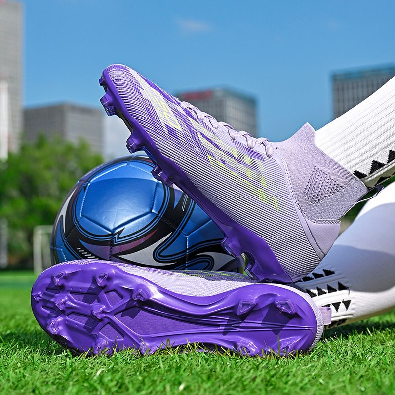 Lightweight adult football shoes AG short nails for human grass, breathable mesh men's and women's training football shoesMen's shoes, safety shoes, training shoes, rubber shoes, high-top shoes