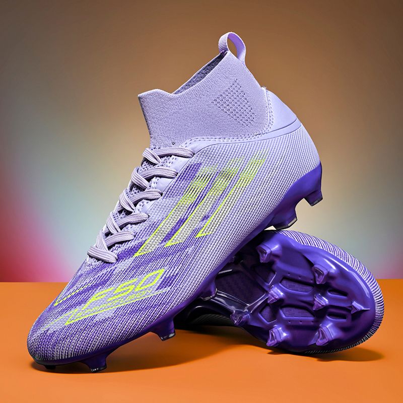 Lightweight adult football shoes AG short nails for human grass, breathable mesh men's and women's training football shoesMen's shoes, safety shoes, training shoes, rubber shoes, high-top shoes