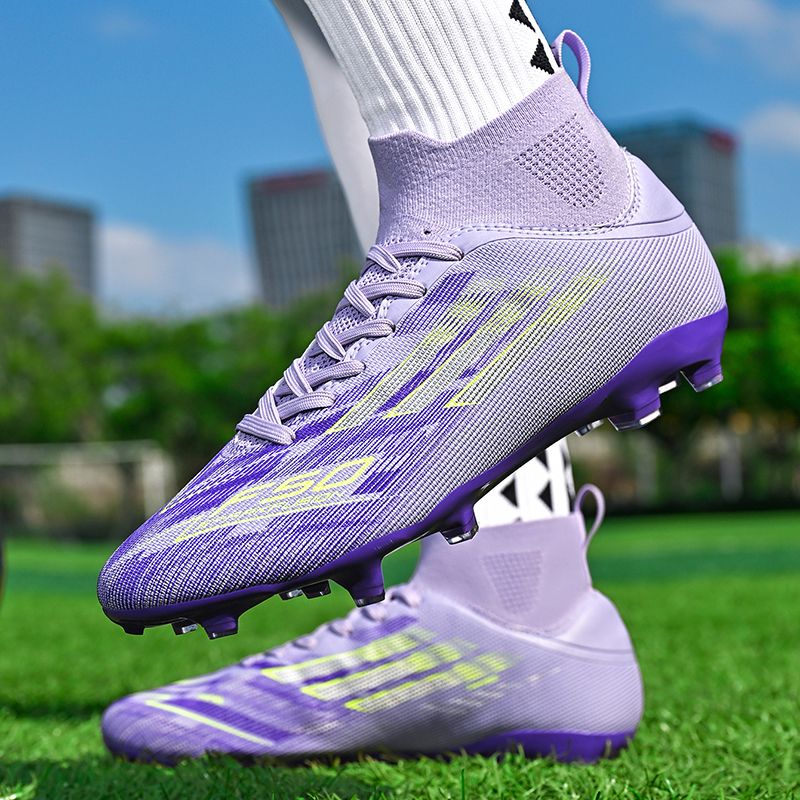 Lightweight adult football shoes AG short nails for human grass, breathable mesh men's and women's training football shoesMen's shoes, safety shoes, training shoes, rubber shoes, high-top shoes
