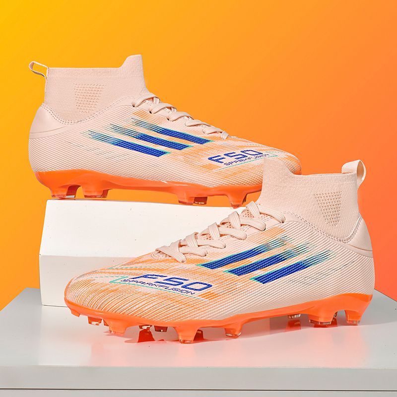 Lightweight adult football shoes AG short nails for human grass, breathable mesh men's and women's training football shoesMen's shoes, safety shoes, training shoes, rubber shoes, high-top shoes
