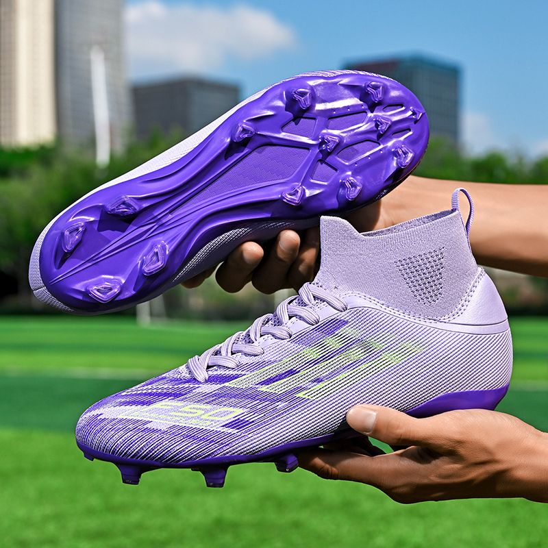 Lightweight adult football shoes AG short nails for human grass, breathable mesh men's and women's training football shoesMen's shoes, safety shoes, training shoes, rubber shoes, high-top shoes