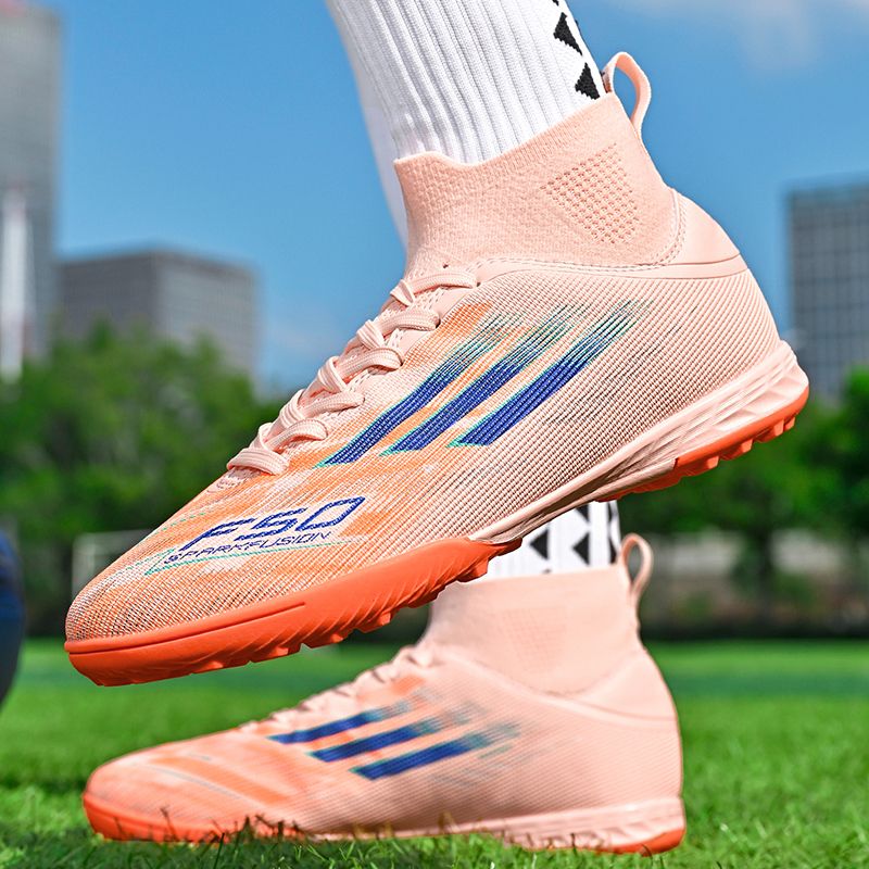 Indoor and outdoor universal, adult TF broken nail football shoes, non-slip grip cushioning, men's and women's daily training sports shoesMen's shoes, safety shoes, training shoes, rubber shoes,