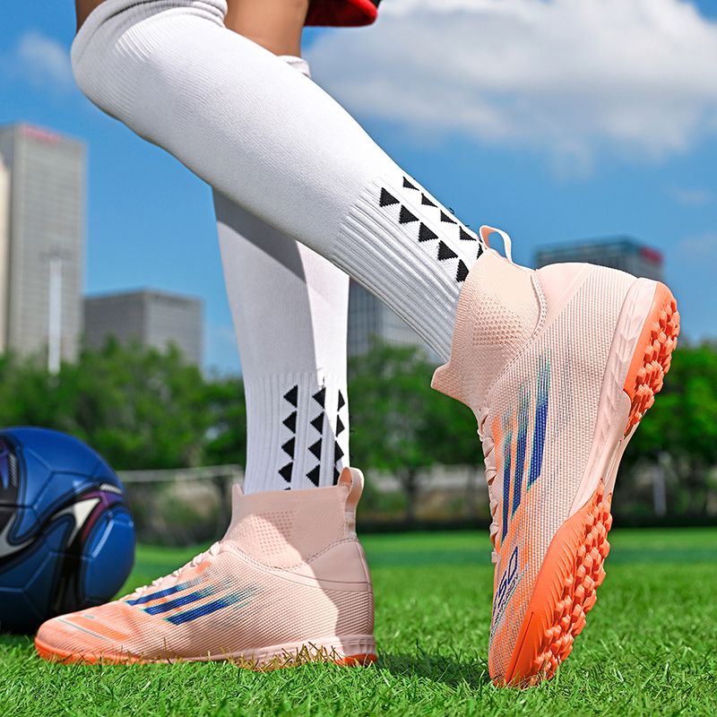 Indoor and outdoor universal, adult TF broken nail football shoes, non-slip grip cushioning, men's and women's daily training sports shoesMen's shoes, safety shoes, training shoes, rubber shoes,