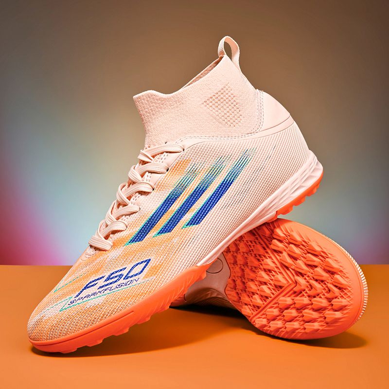 Indoor and outdoor universal, adult TF broken nail football shoes, non-slip grip cushioning, men's and women's daily training sports shoesMen's shoes, safety shoes, training shoes, rubber shoes,