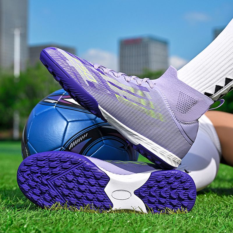 Indoor and outdoor universal, adult TF broken nail football shoes, non-slip grip cushioning, men's and women's daily training sports shoesMen's shoes, safety shoes, training shoes, rubber shoes,