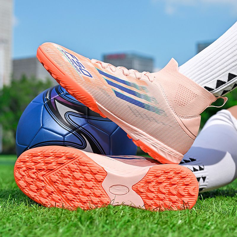 Indoor and outdoor universal, adult TF broken nail football shoes, non-slip grip cushioning, men's and women's daily training sports shoesMen's shoes, safety shoes, training shoes, rubber shoes,