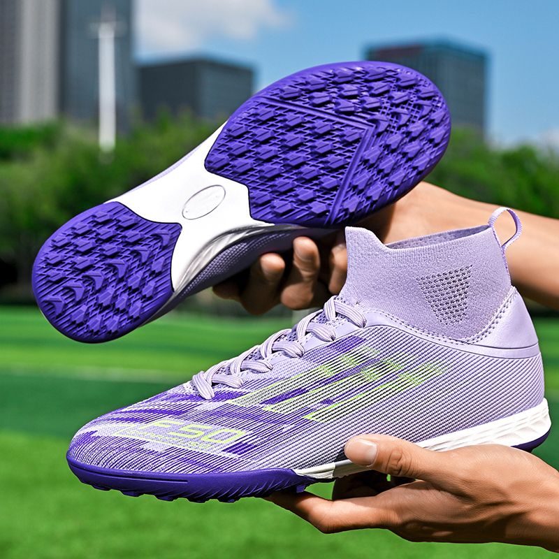 Indoor and outdoor universal, adult TF broken nail football shoes, non-slip grip cushioning, men's and women's daily training sports shoesMen's shoes, safety shoes, training shoes, rubber shoes,