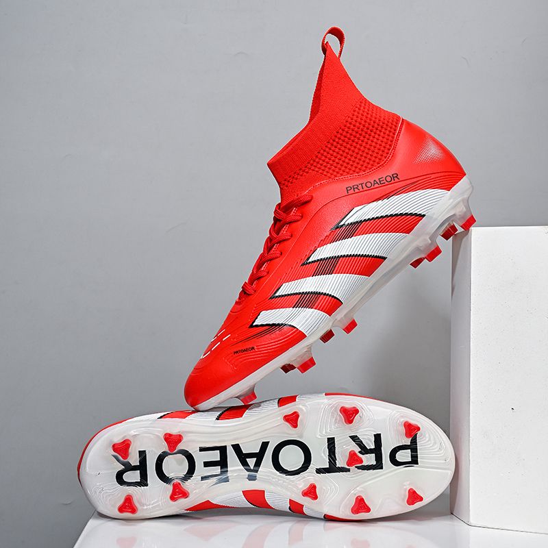 Indoor and outdoor universal, adult TF broken nail football shoes, non-slip grip cushioning, men's and women's daily training sports shoesMen's shoes, work safety shoes, training shoes, rubber shoes,