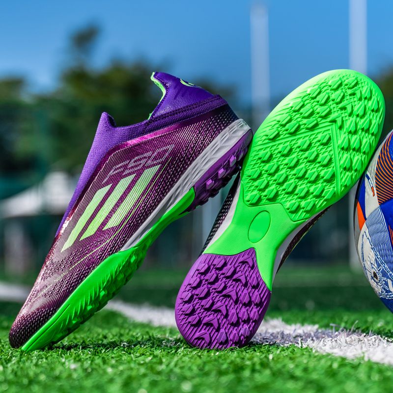 Shock absorption and shock absorption adult football shoes FG spikes, special for natural turf, high elastic and torsion-resistant professional actual combat shoesMen's shoes, work safety shoes