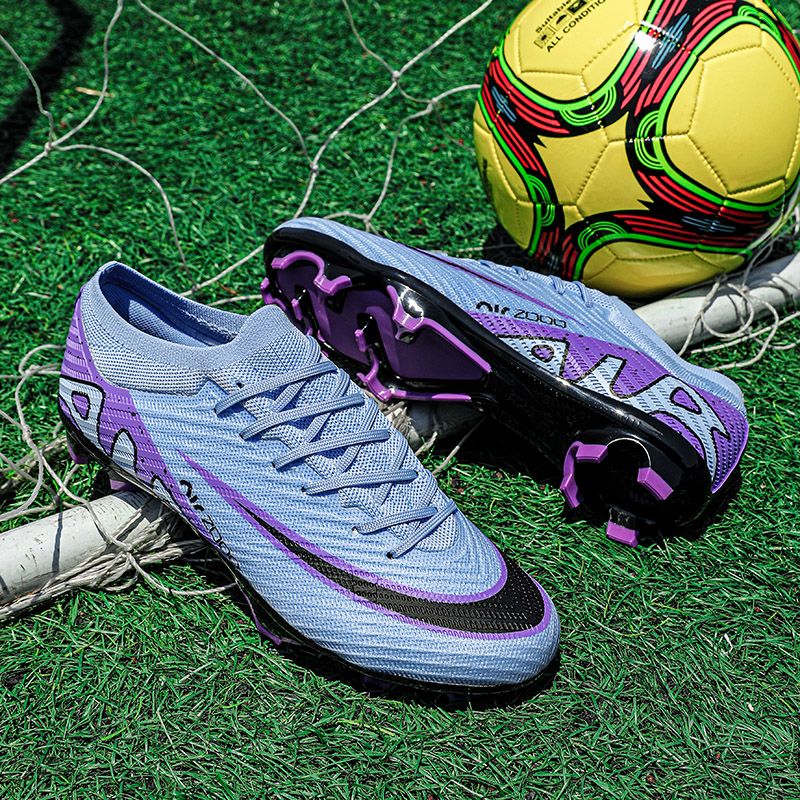 Wide last version of adult football shoes, non-squeezing AG short nails, artificial grass special training and competition actual shoesMen's shoes, safety shoes, training shoes, rubber shoes