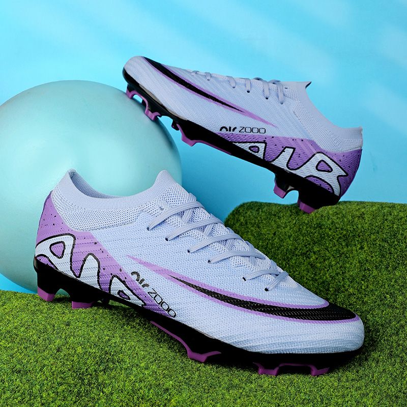 Wide last version of adult football shoes, non-squeezing AG short nails, artificial grass special training and competition actual shoesMen's shoes, safety shoes, training shoes, rubber shoes