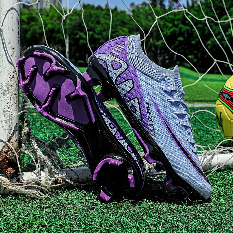 Wide last version of adult football shoes, non-squeezing AG short nails, artificial grass special training and competition actual shoesMen's shoes, safety shoes, training shoes, rubber shoes