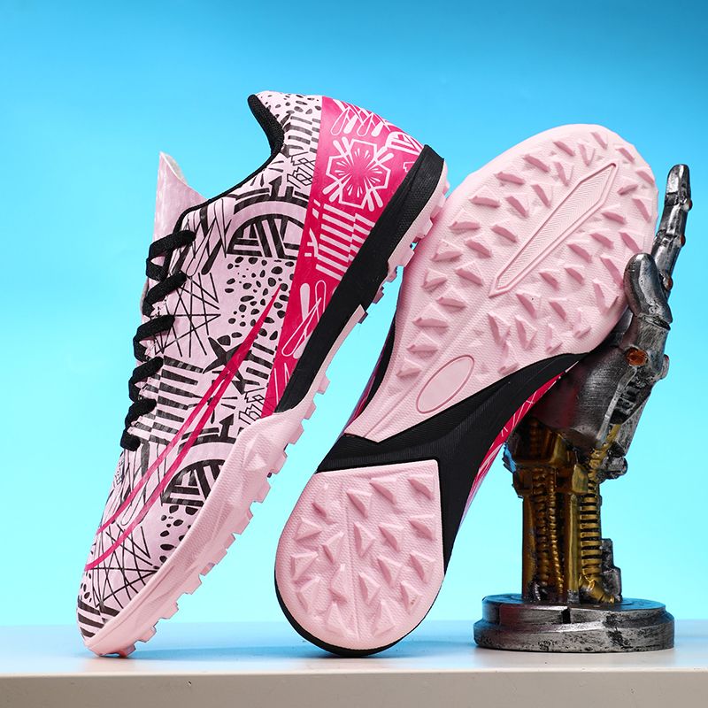 High-top ankle protection adult football shoes, men's professional competition training shoes, non-slip and anti-twist natural lawn long spike shoesMen's shoes, safety shoes, training shoes