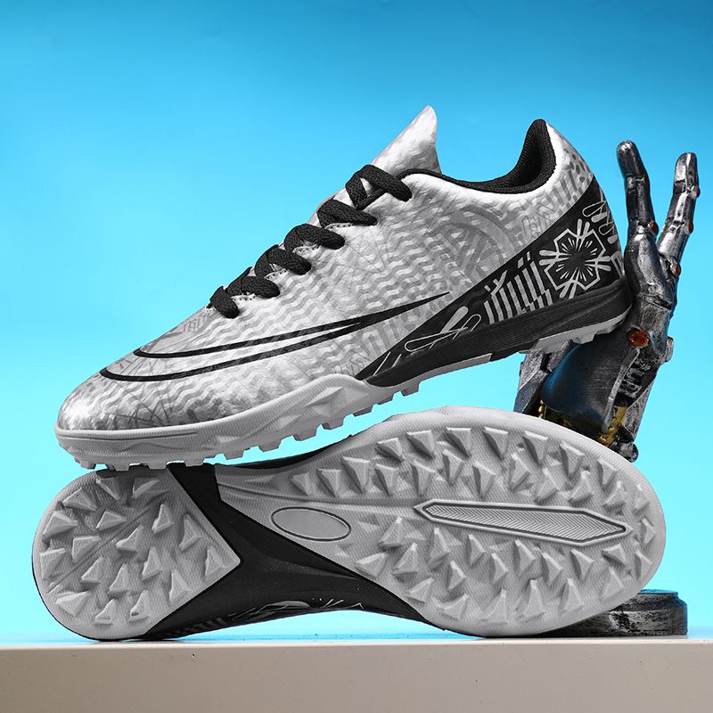 High-top ankle protection adult football shoes, men's professional competition training shoes, non-slip and anti-twist natural lawn long spike shoesMen's shoes, safety shoes, training shoes