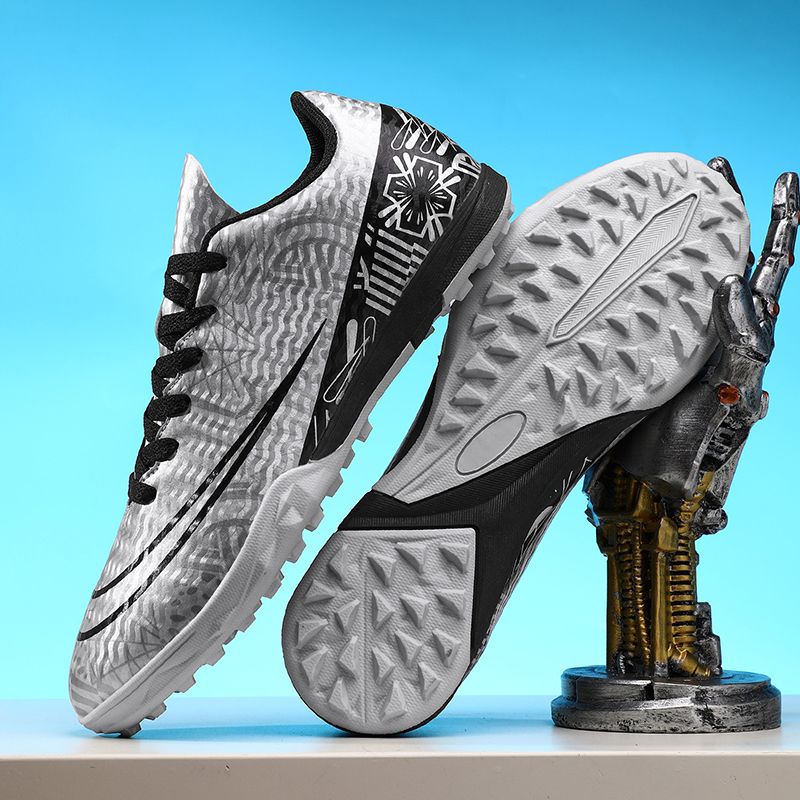 High-top ankle protection adult football shoes, men's professional competition training shoes, non-slip and anti-twist natural lawn long spike shoesMen's shoes, safety shoes, training shoes