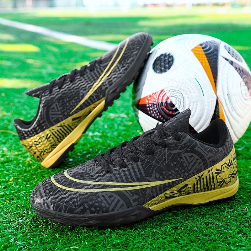 High-top ankle protection adult football shoes, men's professional competition training shoes, non-slip and anti-twist natural lawn long spike shoesMen's shoes, safety shoes, training shoes