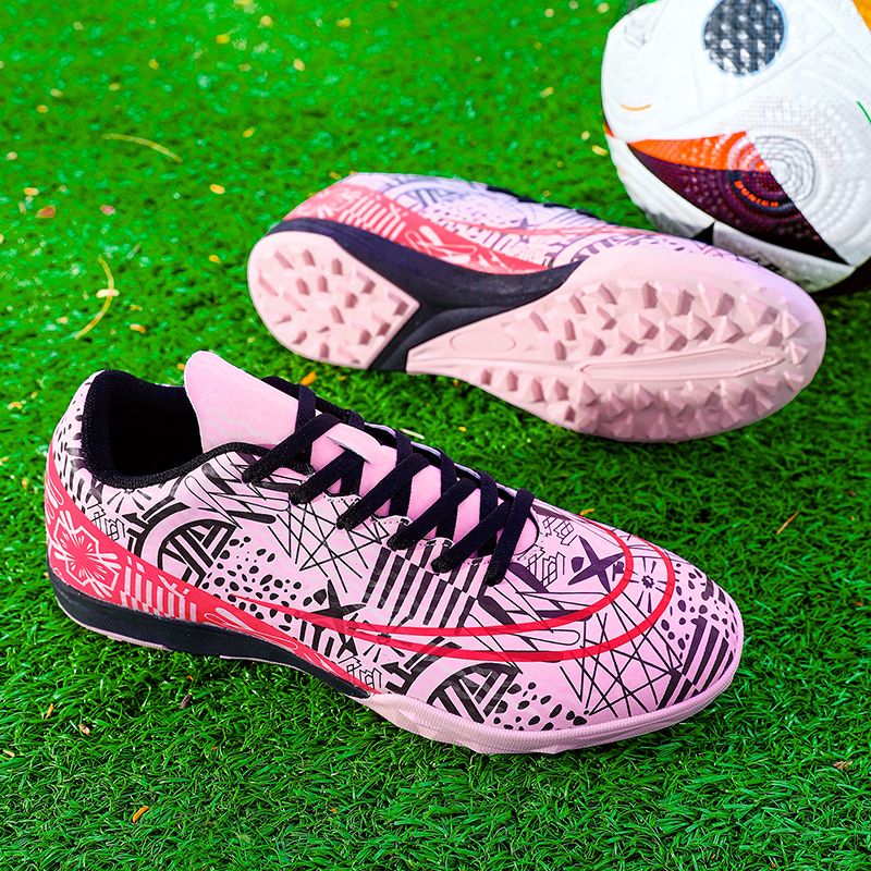 High-top ankle protection adult football shoes, men's professional competition training shoes, non-slip and anti-twist natural lawn long spike shoesMen's shoes, safety shoes, training shoes