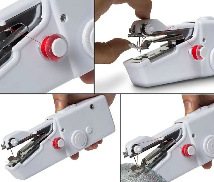 Handy Stitch Handheld Sewing Machine – Portable Mini Sewing Device for Quick Repairs, Stitching Clothes, Curtains, Denim & Fabrics – Lightweight, Battery-Powered Tailoring Tool for Home & Travel Use