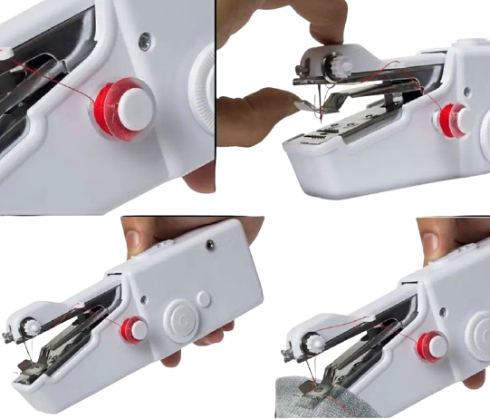 Handy Stitch Handheld Sewing Machine – Portable Mini Sewing Device for Quick Repairs, Stitching Clothes, Curtains, Denim & Fabrics – Lightweight, Battery-Powered Tailoring Tool for Home & Travel Use