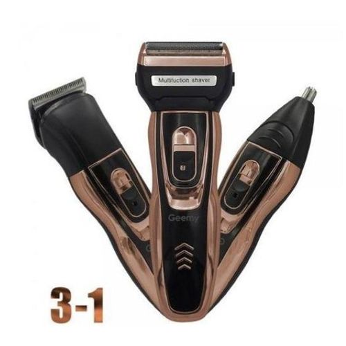 Geemy Rechargeable Hair Shaving Machine, Shaver- 3 In 1 // 3 In 1 Rechargeable Hair Shaving Machine