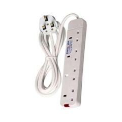 Power King HOME BEST 4 WAY POWER EXTENSION WITH LONG CABLE+ FREE 4 WAY POWER EXTENSION