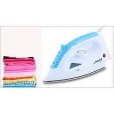 Scarlet Steam Iron Box With Nonstick Soleplate And Steam Spray