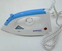 Scarlet Steam Iron Box With Nonstick Soleplate And Steam Spray