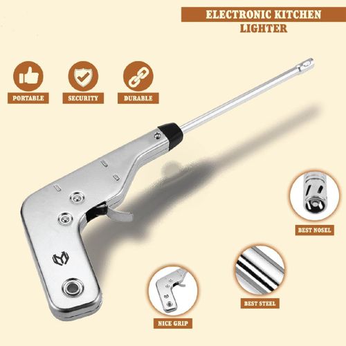 Electronic Gas Lighter Gun, Kitchen Gas Stove Lighter, Flameless Gas Ignition Tool for Stoves, Burners & Grills -  Igniter / Lighter