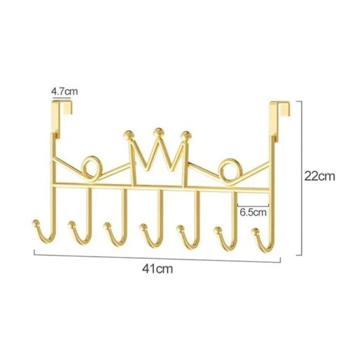 Over The Door Hanger with Hooks for Clothes, Over Door Hooks, Behind Door Hangers  for Coats, Hats, Towels