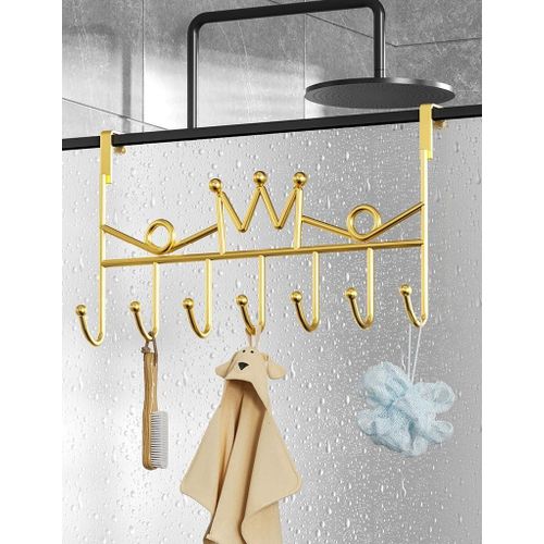 Over The Door Hanger with Hooks for Clothes, Over Door Hooks, Behind Door Hangers  for Coats, Hats, Towels