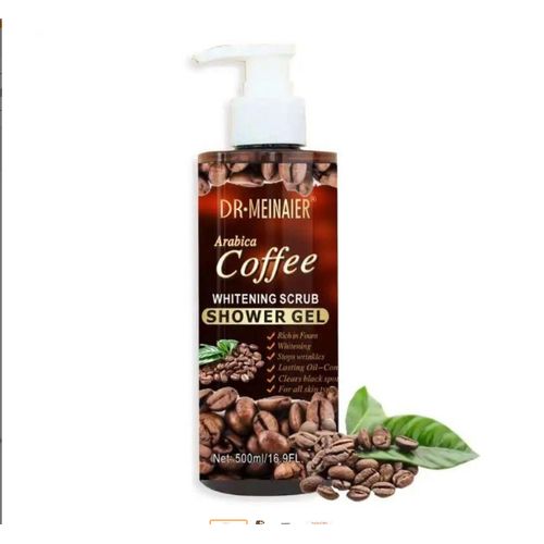 Dr.Meinaier Skin Care Arabica Coffee Shower Gel Body Wash Whitening Moisturizing Nourishing Exfoliating Scrub Bath Gel 500ml