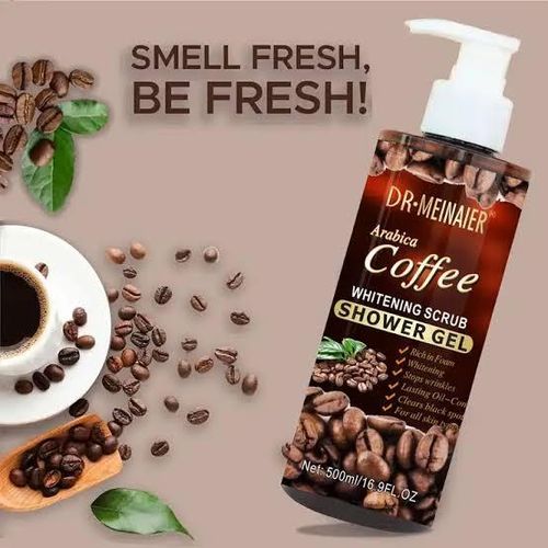 Dr.Meinaier Skin Care Arabica Coffee Shower Gel Body Wash Whitening Moisturizing Nourishing Exfoliating Scrub Bath Gel 500ml