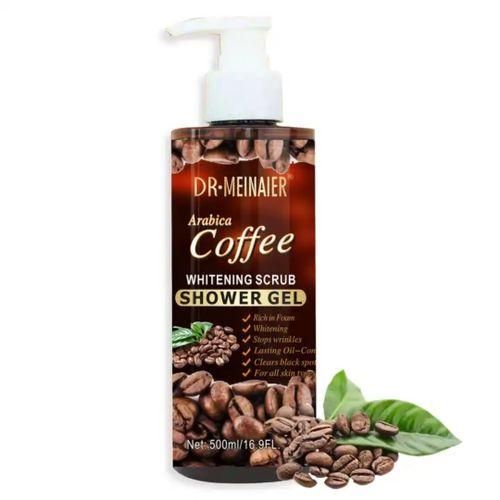 Dr.Meinaier Skin Care Arabica Coffee Shower Gel Body Wash Whitening Moisturizing Nourishing Exfoliating Scrub Bath Gel 500ml
