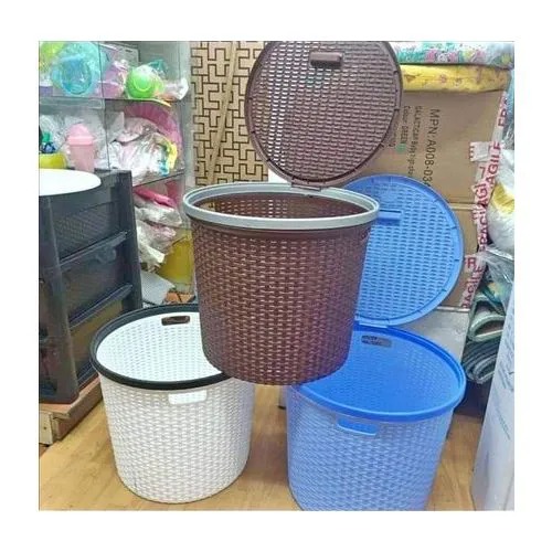 Kenstar Plastic Laundry Basket With A Lid. Breathable Laundry Clothes Laundry Basket Storage. Basket Storage Plastic Basket.