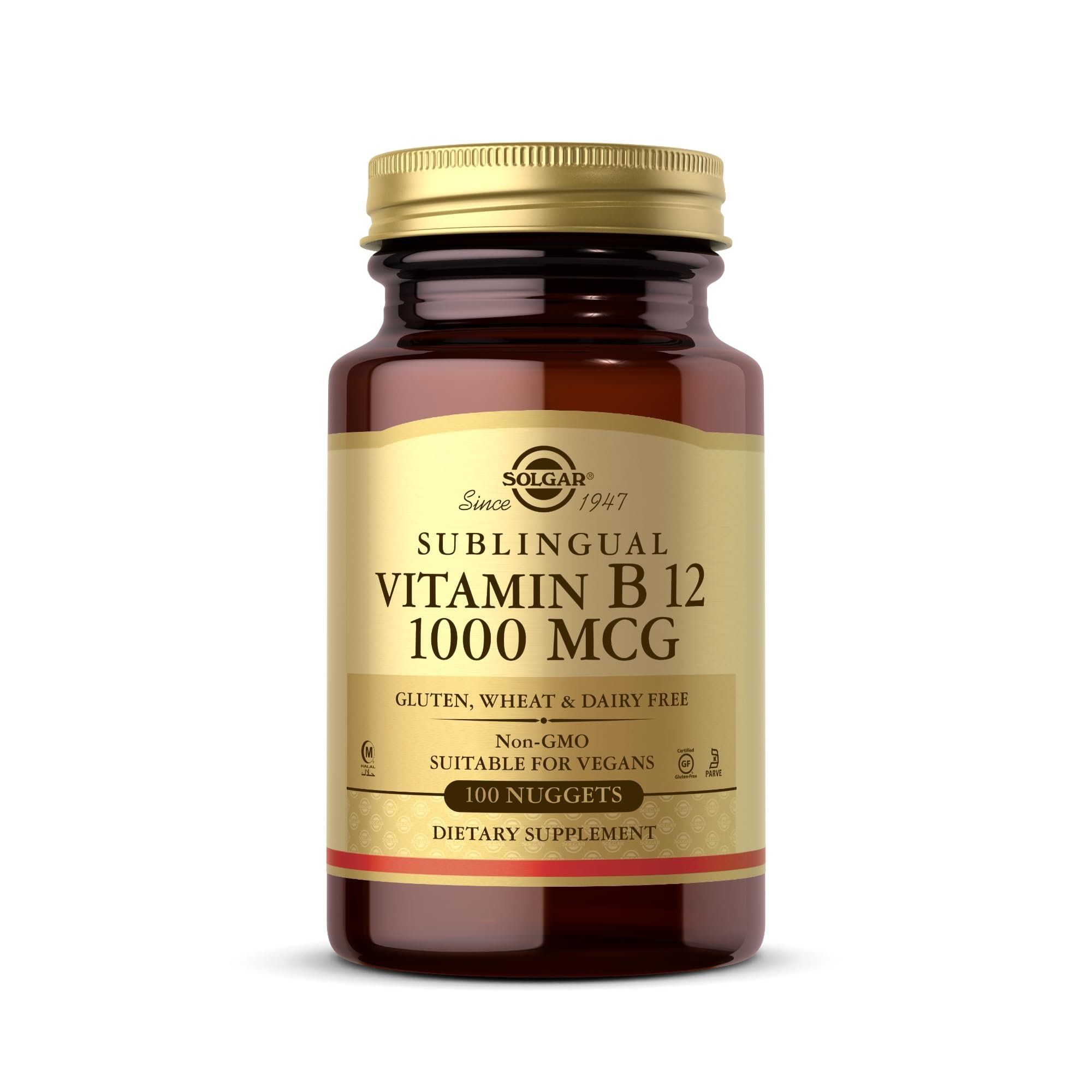 Solgar Vitamin B12 1000mcg Nuggets -100’s