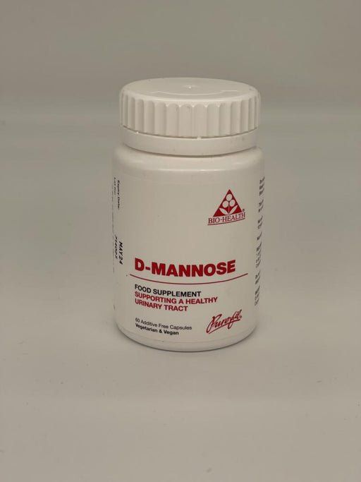 Bio Health D-Mannose Veg Capsules -60’s-Helps prevent and treat urinary tract infections