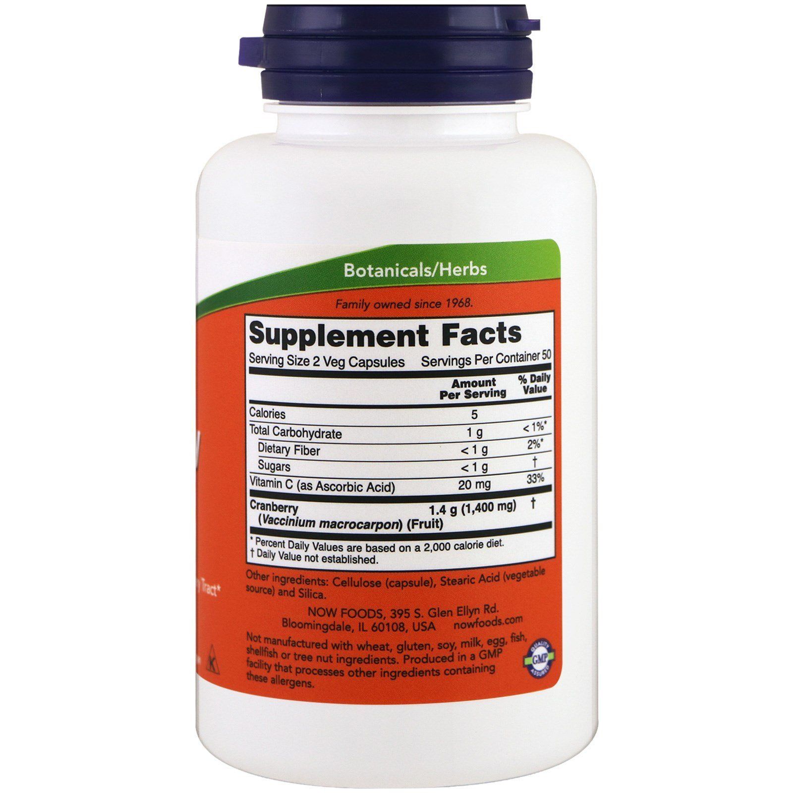 Now Foods Cranberry Concentrate 700mg Capsules -100’s