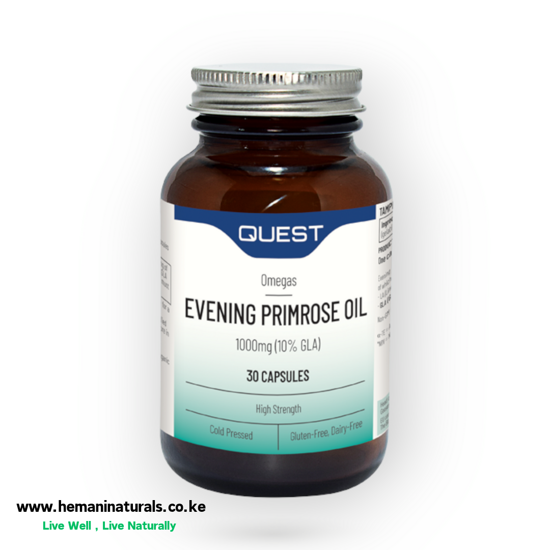 Quest Evening Primrose Oil Caps 1000mg & Vitamin E -30’s